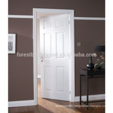 6 Panel Pre Painted Woodgrain Gloss Internal Door